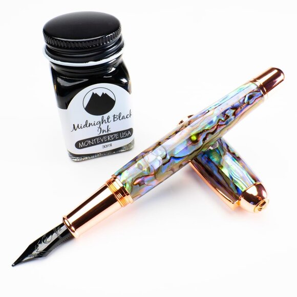 Monteverde USA Super Mega Abalone Limited Edition 999 Fountain Pen Gift Set - Picture 1 of 1